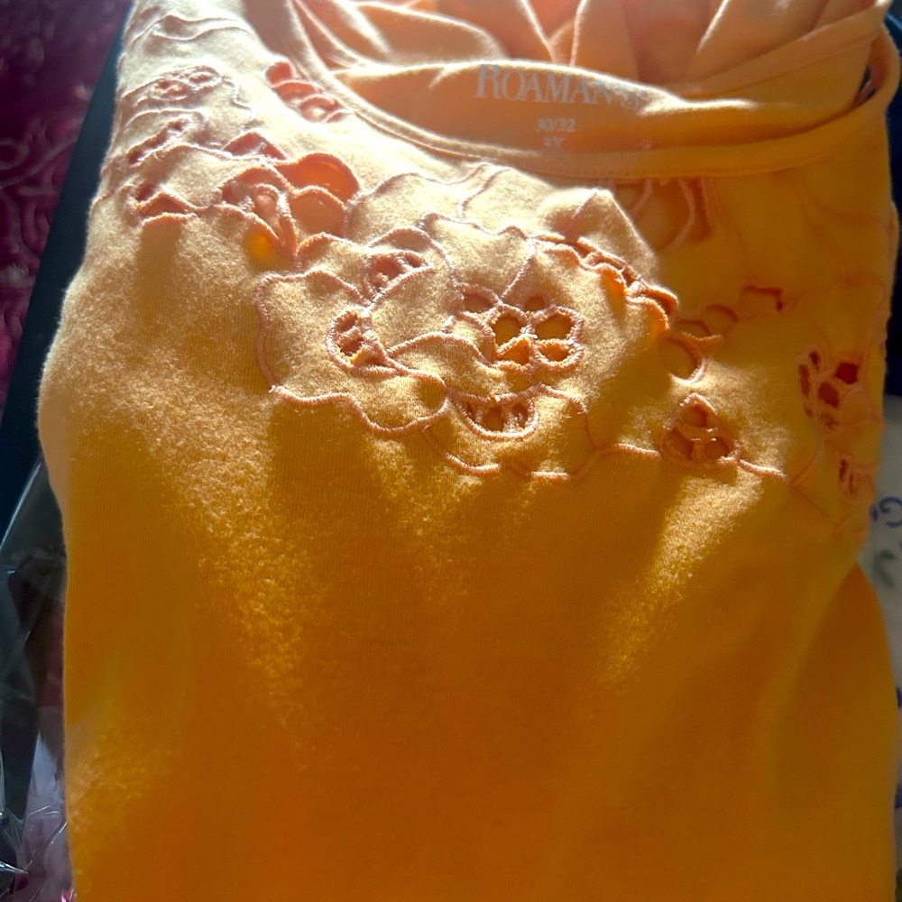 Roaman's Vibrant Orange Tee